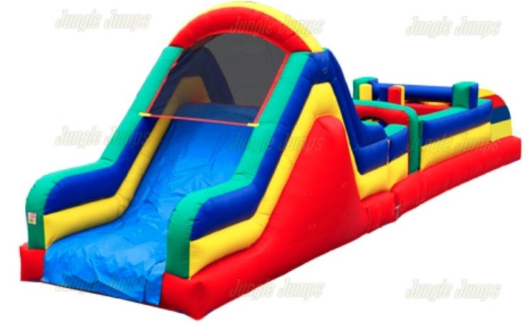 Multi color 40ft Obstacle Course